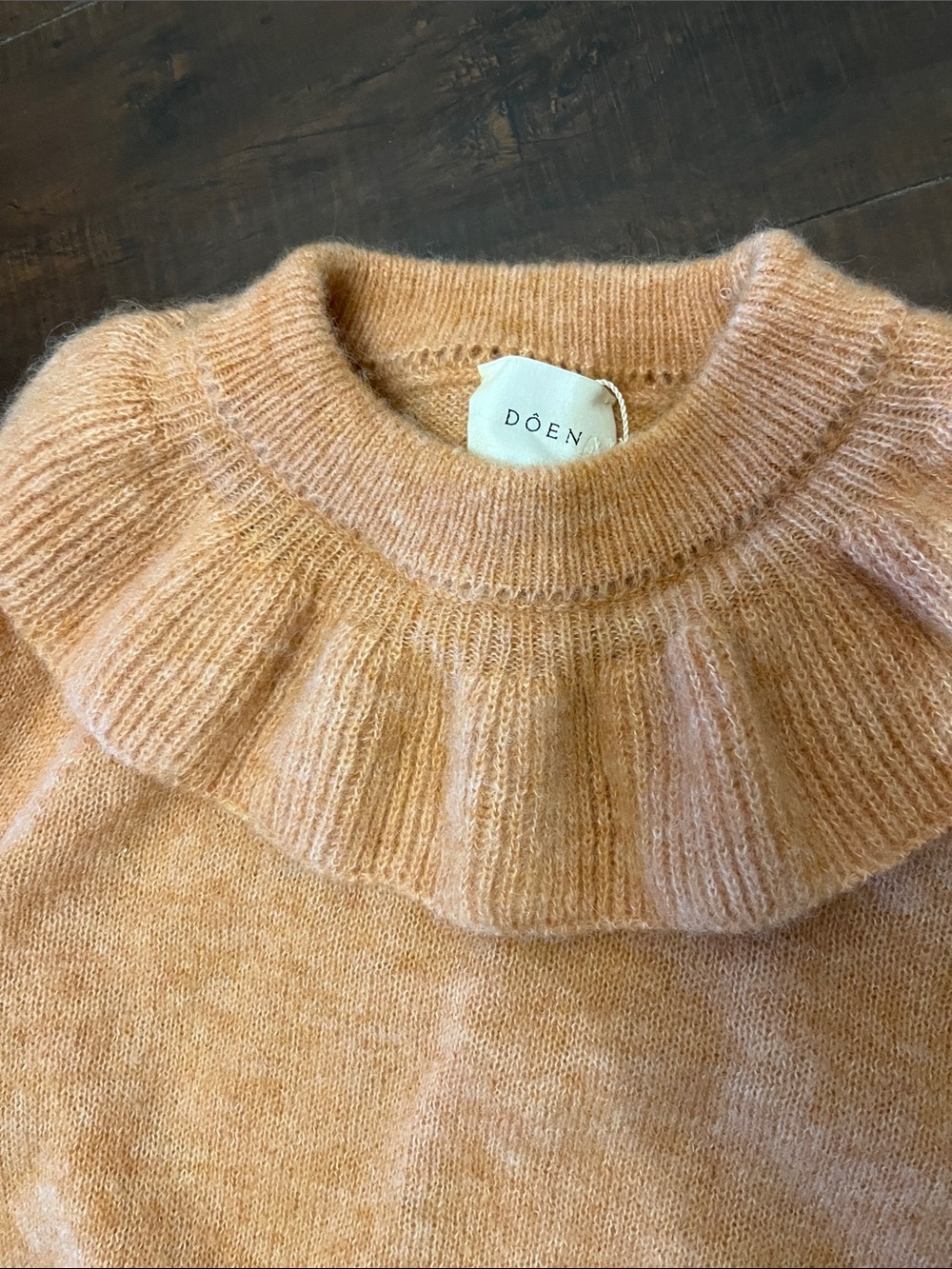 DOEN Azaria Sweater in Coral - NWT